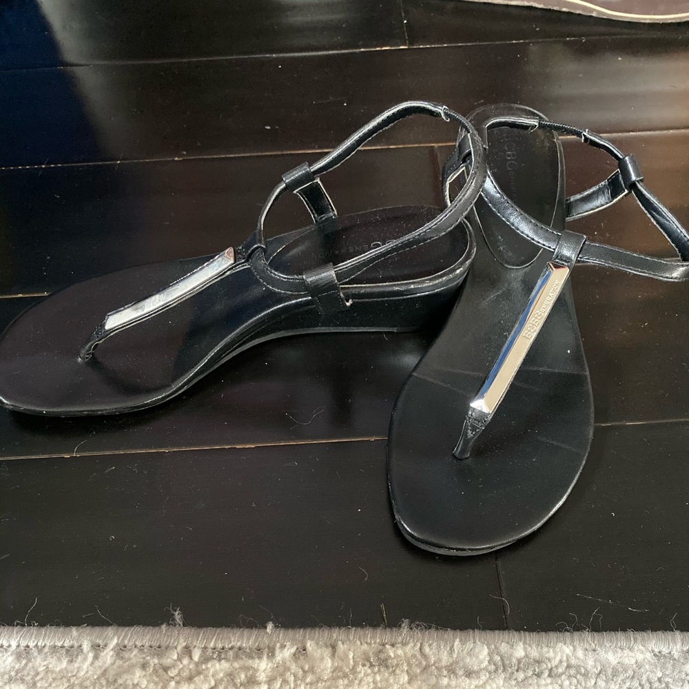 Black BCBG sandal